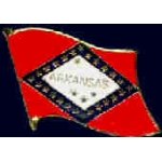 ARKANSAS PIN STATE FLAG PIN